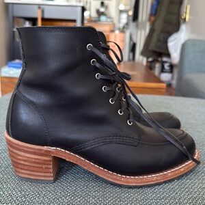 CLARA HEELED BOOT Red Wing Black